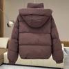 Autumn Winter Down Cotton Jacket Women's Korean Cotton-Padded Thicken Warm Hooded Parkas Short Coat Female Casual Ladies Top
