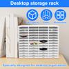 24/48 Slots Ink Pad Holder Sturdy Pad Organizer Stamp Pad Storage Organizer Space Saving Ink Pad Storage Rack for Crafts Supply