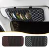 Car Sun Visor Storage Folder DVD Organizer Large Capacity Waterproof Easy To Clean Car Auto