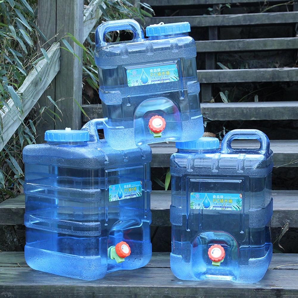 3/5/10/15л контейнер для воды с краном уличное ведро для воды большая емкость резервуары для хранения воды ведро для питья для кемпинга вода для кемпинга