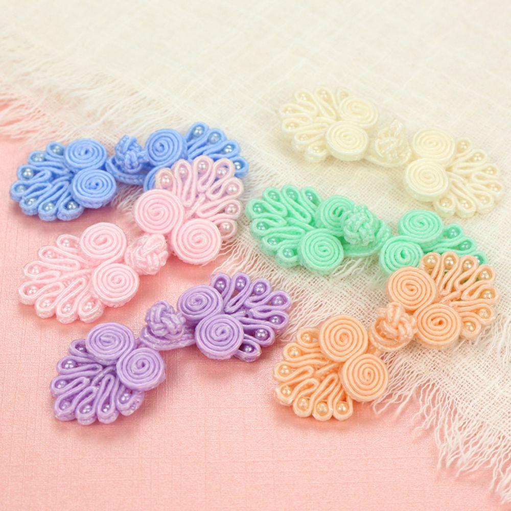5Pcs Classic Invitation DIY Chinese Knot Button Knot Fastener Tang Suit Cheongsam Buttons