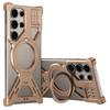 For Samsung Galaxy S24 Ultra Magnetic Bumper Case Rotating Kickstand Metal Phone Cover