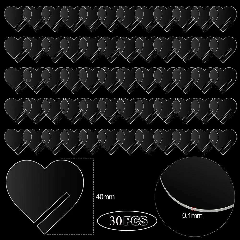 30 шт./компл. акриловые бирки для винных бокалов, идентификаторы для стаканов, вывески для бара, кухни, вечеринки, украшения