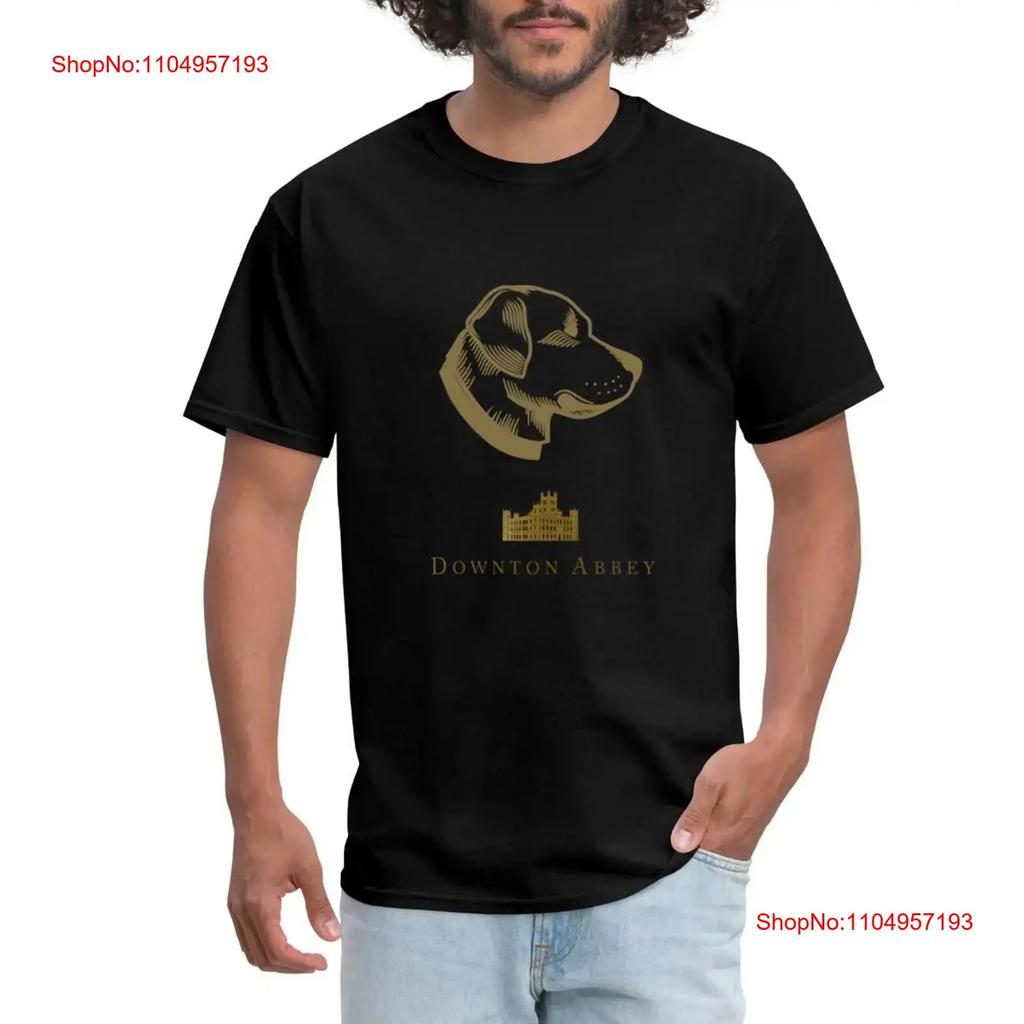 Downton Abbey Labrodaor Retriever With Logo Mens T Shirt vintage Washed graphic streetwear Soft Slightly Stylish homme