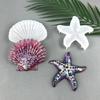 Силиконовые формы для литья из эпоксидной смолы в виде морских звезд, настенный декор, ракушек