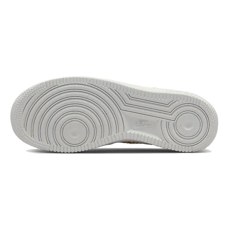 Nike Air Force 1 Low 07 LV8 Next Nature GS Sun Club — Детские кроссовки White Sharks Fin Sail Black Wheat-Grass DQ7690-100