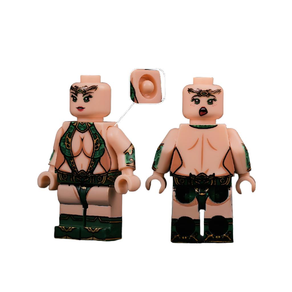 Third-party Figurine Three Kingdoms Series Romance Building Block Lv Bu Sun Quan Toy Compatibility