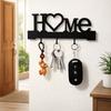 Heart Shaped Key Holder Iron Material Key Wall Hook Wall Mounted Key Holder  Living Room