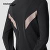 SAUCONY Женский повседневный вязаный кардиган с капюшоном