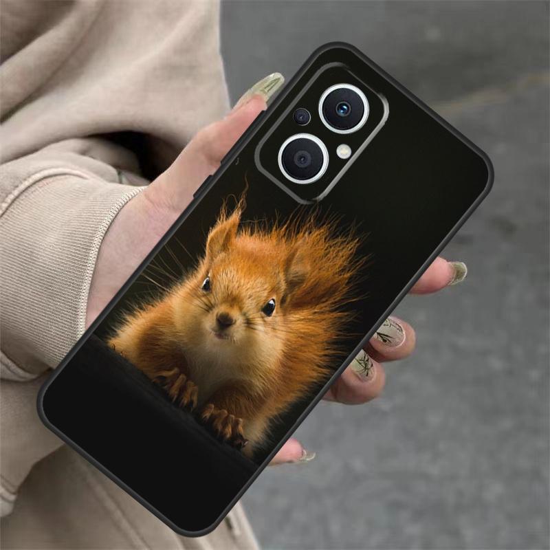 Squirrel Cute Animals Case For OPPO Reno 8T 13F 14F 12F 11F 10 12 13 14 Pro 7 8 Lite OPPO Find X8 X6 X9 Pro Cover