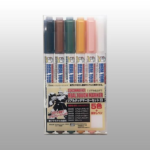 G-MARKER GMS113 Real Touch Marker Set 2 (6pcs), Korean Popular Bandai