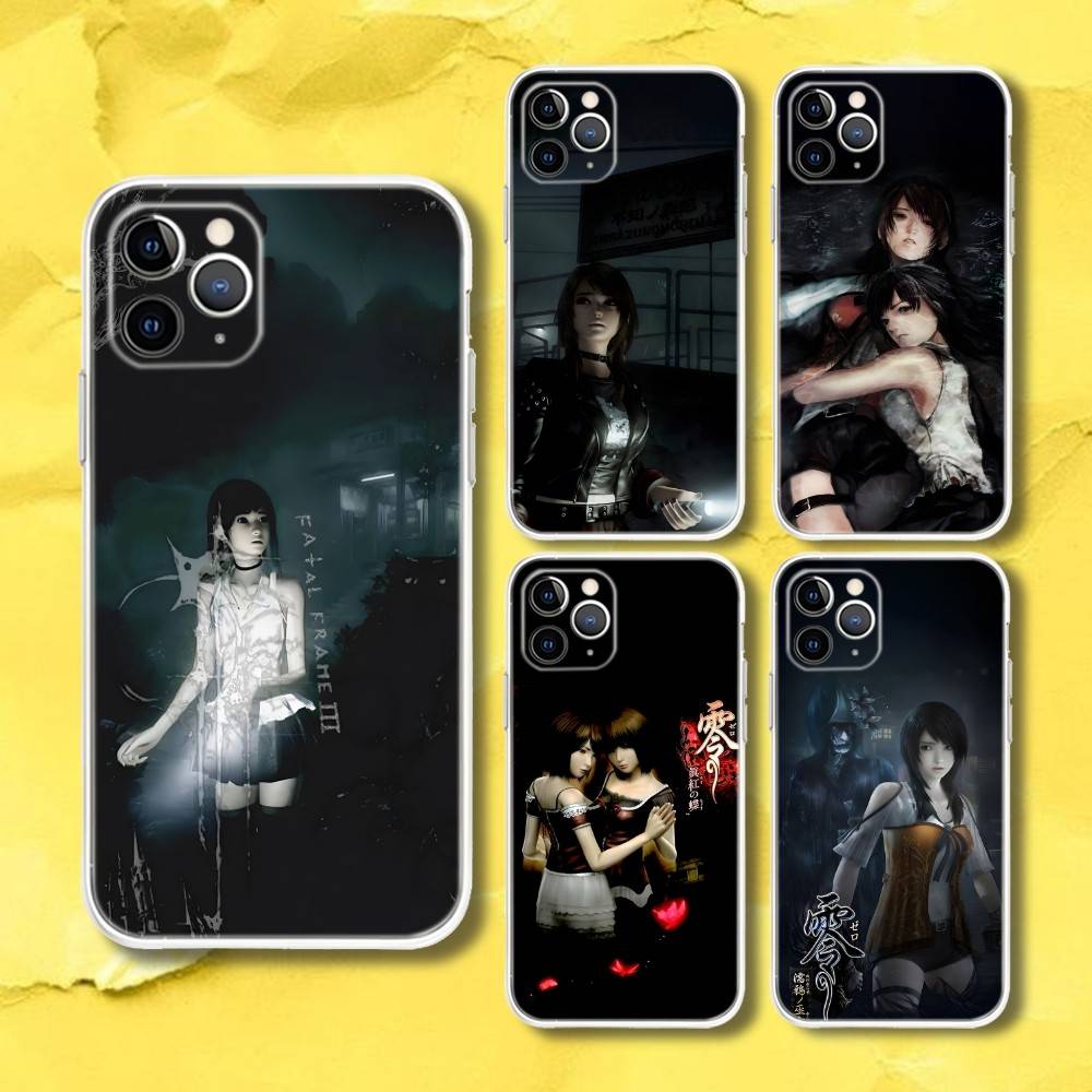 F-Fatal Frame 2 Remake Transparent Phone Case For iPhone 17,13,15,12,11,14,16 Pro Max Mini 7,8 Plus SE4,17E Air Cover Fundas