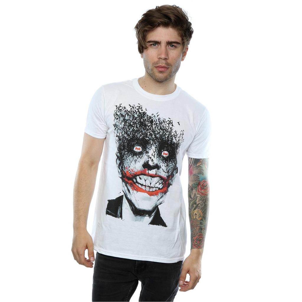 DC Comics Mens Batman The Joker Bats T-Shirt