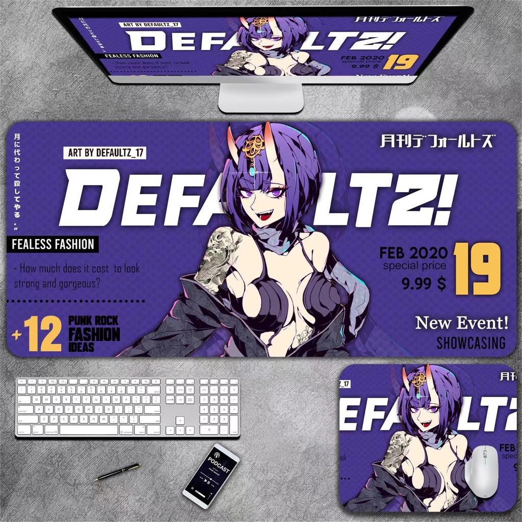 Коврик для клавиатуры и мыши в стиле аниме для девочек, подходящий для киберспорта, офиса и настольного использования.