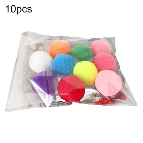 10/20/30 шт., плюшевые шарики из полиэстера, котята, интерактивные игры, обучающая игрушка