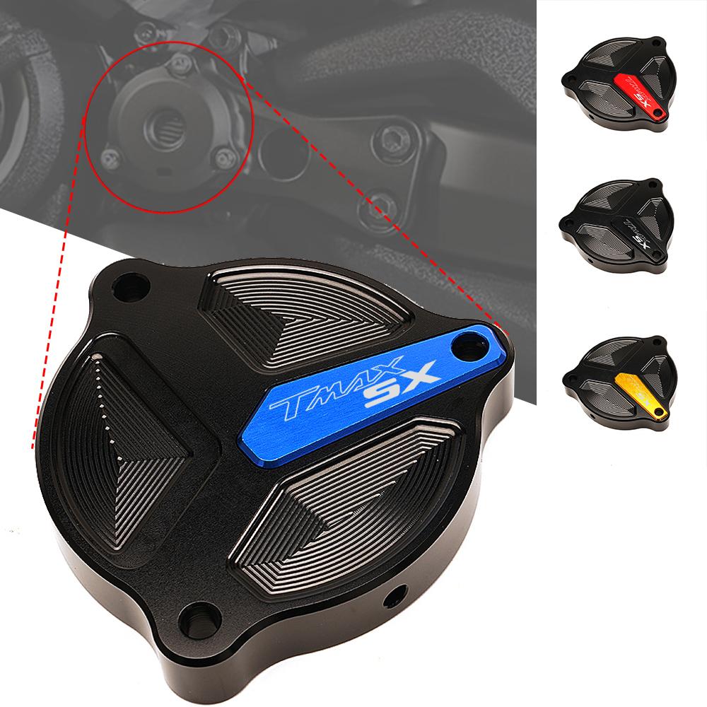 "Tmax SX/DX " MOTO Алюминиевая Передняя Защита Карданного Вала с Отверстиями Крышка для YAMAMA TMAX 530 TMAX530 SX DX 2017