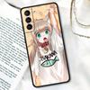 Чехол для косплея с котом для Samsung Galaxy S21 S22 S20 Ultra FE Plus S7 S8 S9 S10 Plus, чехлы Funda Lovely Cute Kawaiii Girl Anime