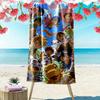 Digimon Print Beach Towel, Large Soft Quick Dry Towel for Beach Camping Swimming