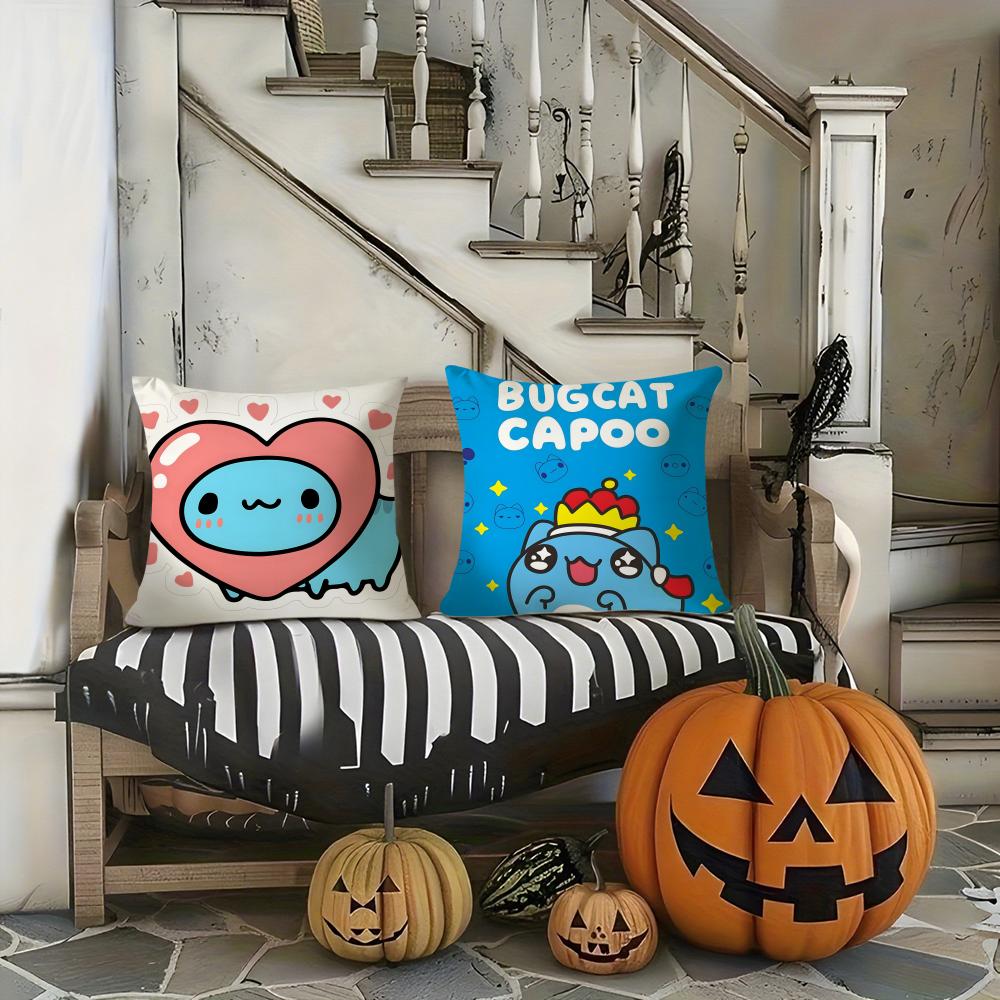 Милая мультяшная наволочка B-Bugcat Capoo Наволочка с принтом Чехол для подушки на диван в гостиной Декор для спальни
