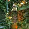 Новая статуэтка феи папоротника Шервуд с кормушкой для птиц, смола, украшение, уличная садовая статуя, супер милая