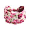 New Boho Cotton Wide Headband for Women Cashew Leopard Flower Print Turban Headwrap Knot Hairband Bandana Girls Hair Accessories
