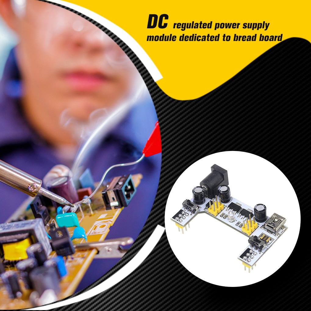 Breadboard Power Module Solderless Bread Board Wire Modules Spare Parts Electronic Modification Component Accessory