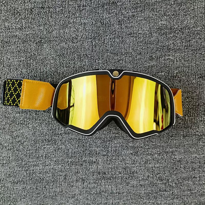 Motorcycle personalized glasses ski goggles men and women retro off-road riding locomotive windproof sand helmet goggles