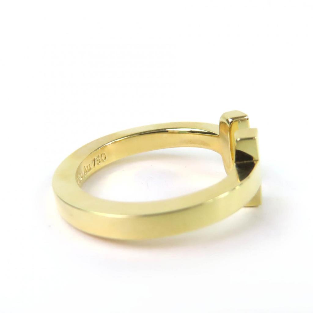 Excellent TIFFANY&Co. Ring Square ring Yellow Gold AU750 Women Used