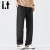 izzue it Men's Ice Silk Straight Casual Pants