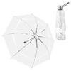 Transparent Folding Lightweight Folding 8 Manual Folding Umbrella, Tri-fold Umbrella, Umbrella, Compact, Umbrella, Ribs, Stylish, Rain, Daily, Work,