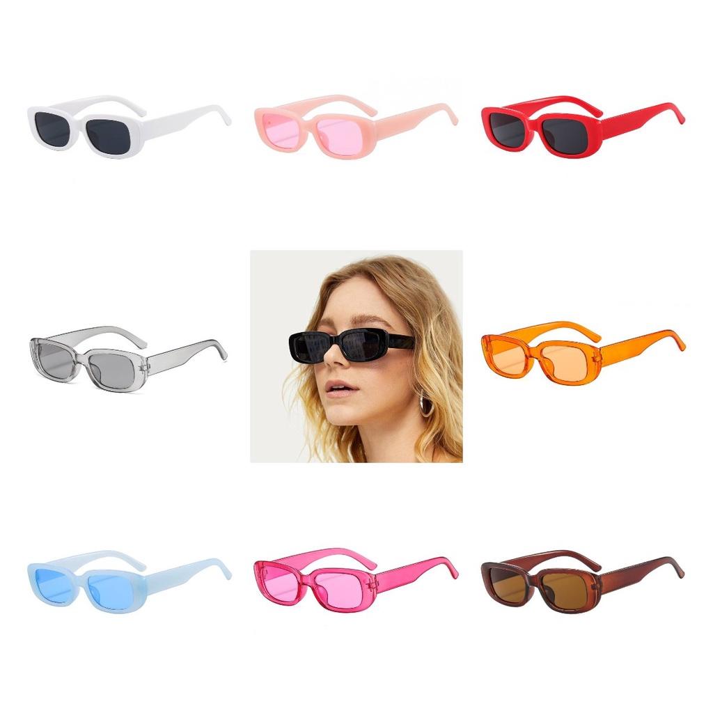 Retro And Cool Square Sunglasses With Multiple Colors For Women And Adults
