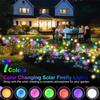 Solar Firefly Lamp 6/8/10 Led Solar Garden Lawn Lamp Courtyard Terrace Channel Decoration Outdoor Waterproof Swing Lamp Christmas Lamp