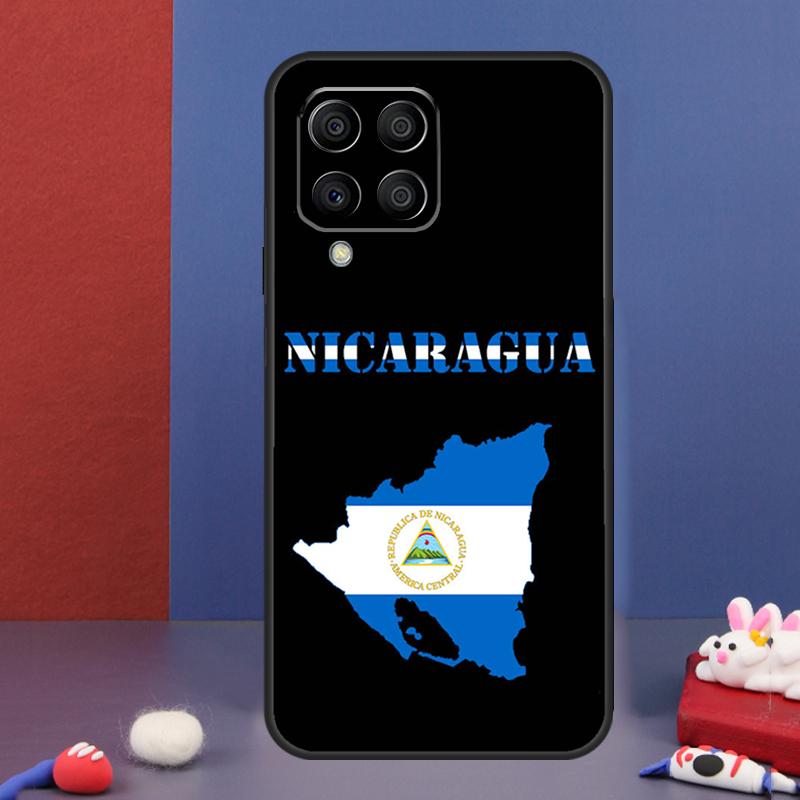 Чехол-флаг Никарагуа для Samsung Galaxy M54 M34 M14 M21 M31 M51 M12 M32 M52 M13 M23 M33 M53 M20 M30s
