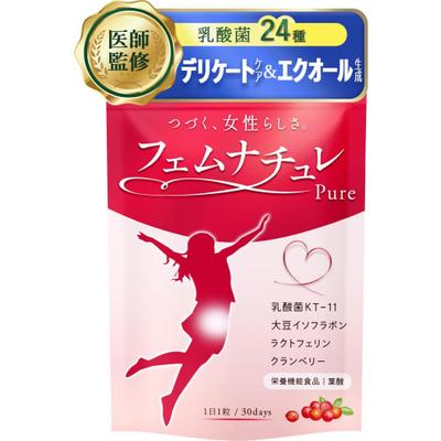 [Под наблюдением врача-косметолога] Добавка для чувствительной зоны с производством эквола [360 миллиардов молочнокислых бактерий, 24 вида, необходимых для FemCar]