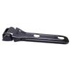 Set Rear Door Tailgate Spare Tire Bracket Hinge Trim Cover Black Carbon Fiber Texture Plastic Fit for Jeep Wrangler JL 2018-2024