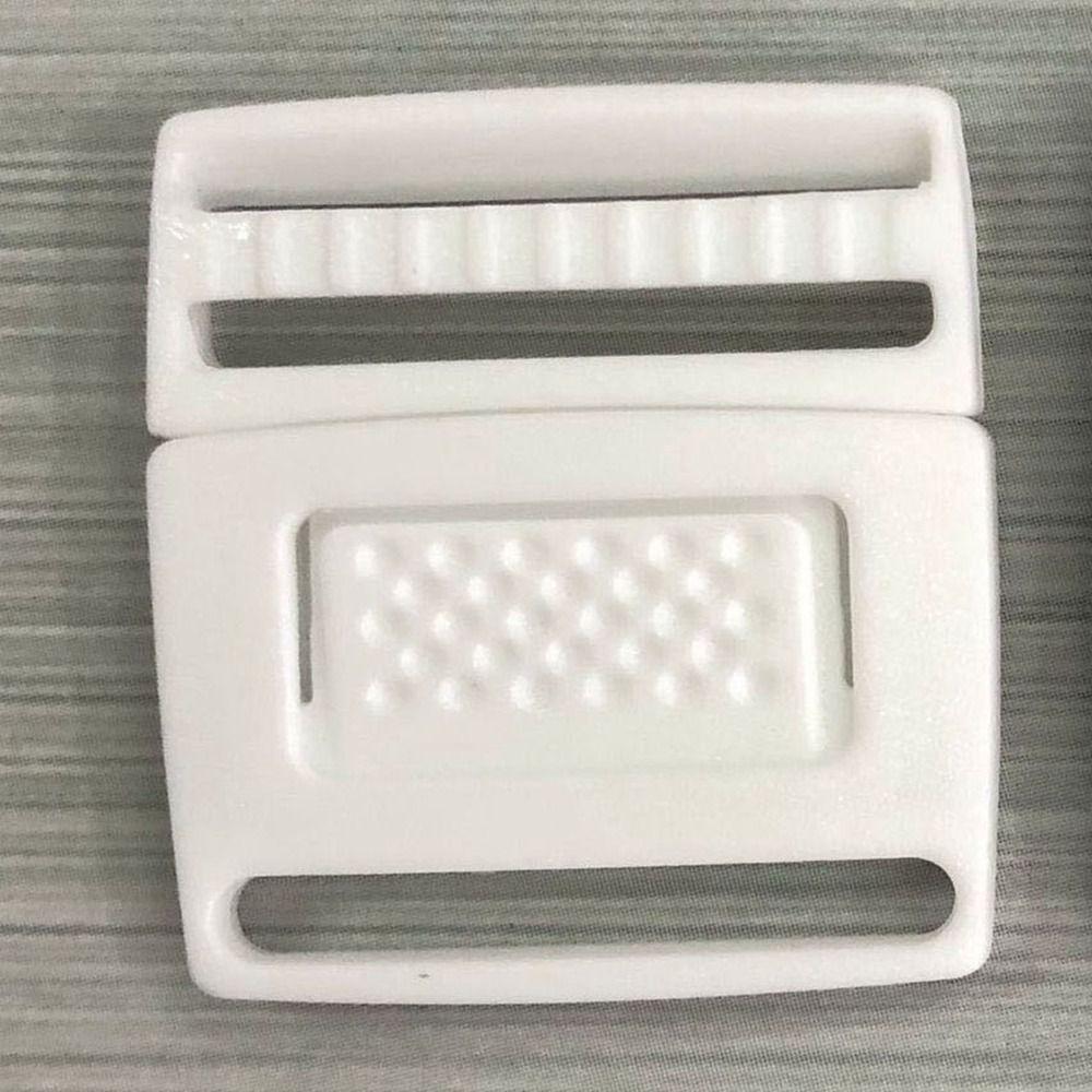 10pcs Black&White Curved Buckle Lock Plastic Safety Buckles New Travel Bag Buckles  Outdoor Tool