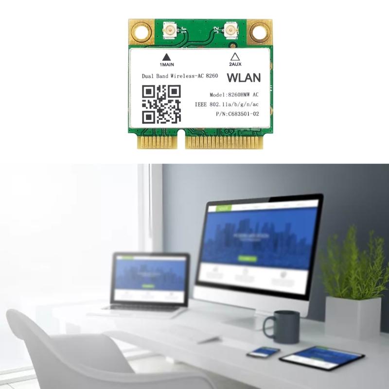 Wireless-AC 8260HMW PCI-e Wifi k карта 2.4g 5g WI-FI -совместимая4.2 867Mbps 8260 WIFI адаптер