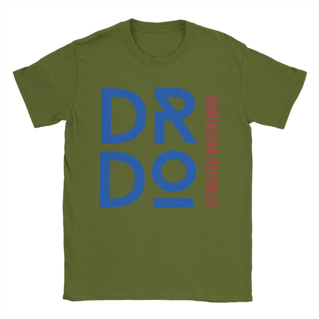 Lettering Design DR Dominican Republic Summer 100 Cotton T Shirts For Unisex Harajuku Loose Tee Shirt Short Sleeves Y2K Top Tees