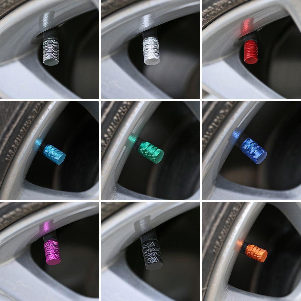 4pcs Car Bike Accessories Tube Bicycle Valve Caps Valve Cover Tyre Air Caps Car Wheel Tire Valves