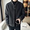 Новая утолщенная модная куртка в корейском стиле для молодых и средних мужчин с бейсбольным воротником, теплая куртка, модный топ
