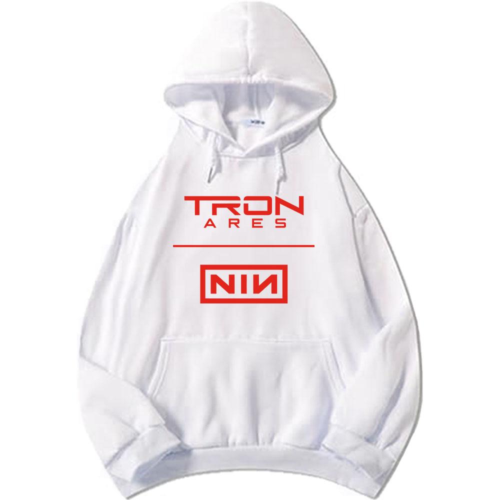 Nine Inch Nails Tron Ares Hoodies Fashion Band Album Graphic Print Sweatshirts Hooded Long Sleeve Male Sudaderas Winter Men Tops