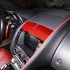 Red Carbon Fiber Center Console Panel Sticker For Jaguar F-TYPE 2013-