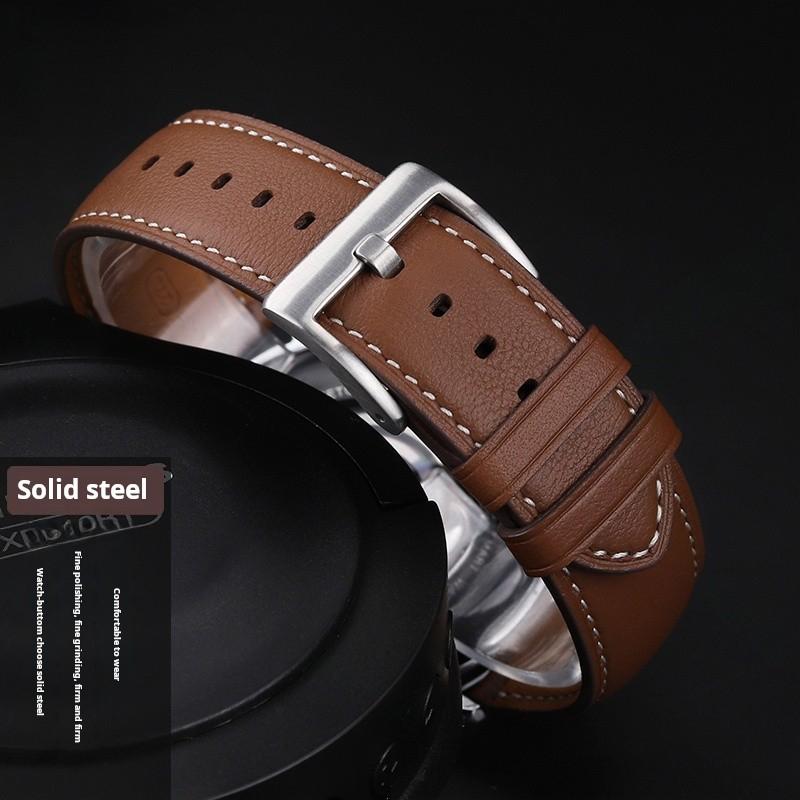 Ремешок для новых умных часов Huawei GT3 PRO GT4 GT5 GT5 Pro Ultimate 46 из натуральной кожи, ширина 22 мм, с быстросъемным креплением, аксессуар для мужчин.