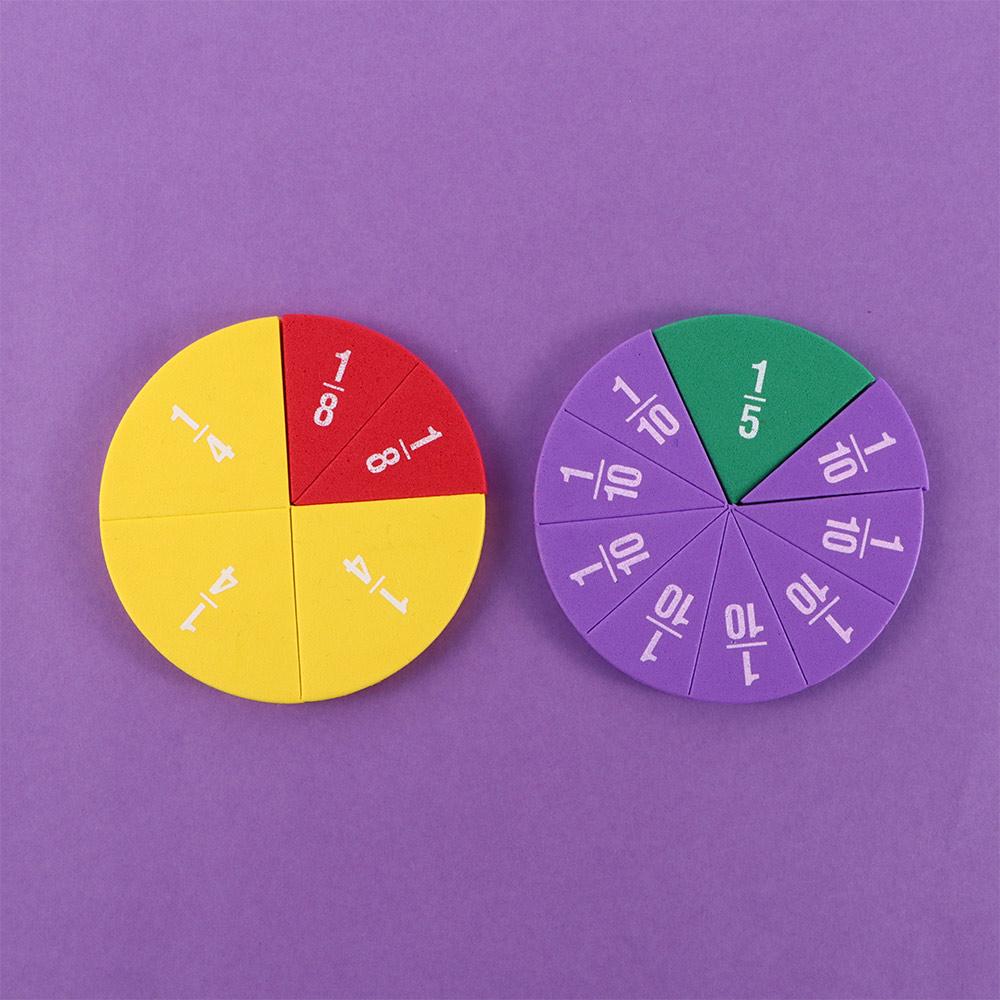 Math Learning Tool Fraction Instrument Demonstrator Math Teaching Montessori Educational Fraction Educational