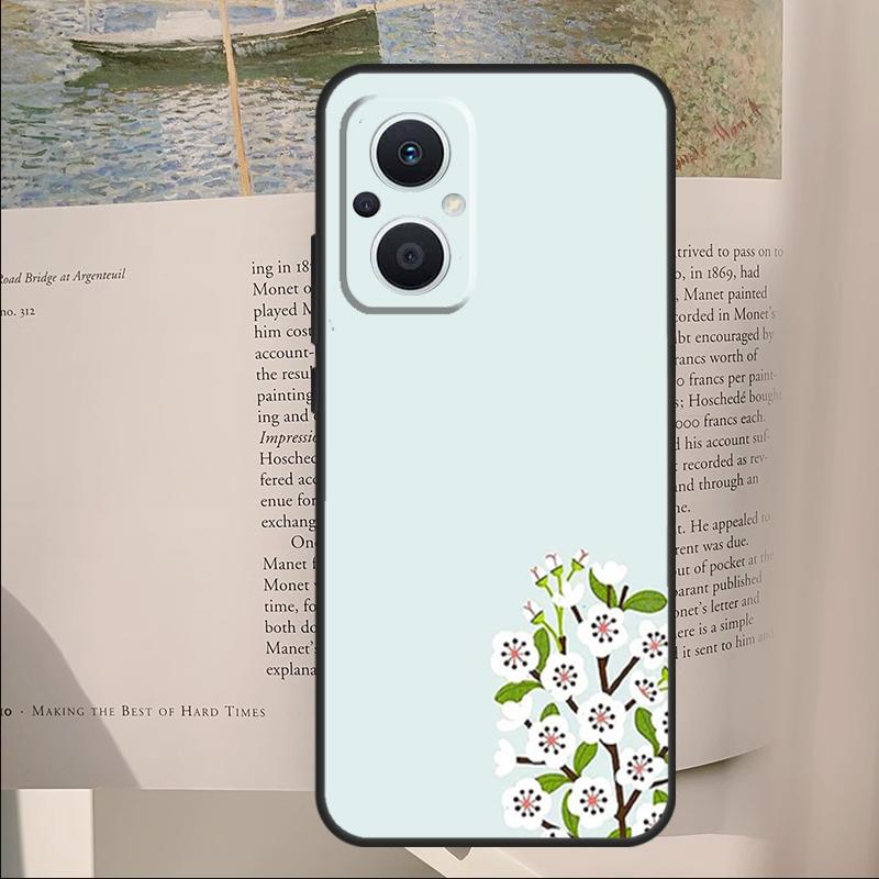 Purple Background Pattern Cover For OPPO Reno 10 12 13 14 Pro 11 F 12F 13F 14F 7 8 Lite OPPO Find X9 X6 X5 X8 Pro Case
