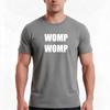 Womp Womp Capital Tshirt Summer Casual Cotton Tee Oversized Streetwear Tops Vintage Graphic Print Loose Fit Short Sleeve