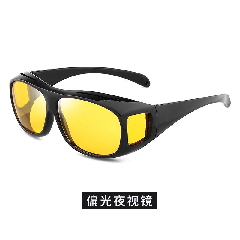 New anti-glare night vision polarized glasses for men and women, suitable for day and night cycling and driving, high-definition glasses for myopia,