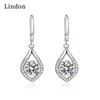 Lindon Copper Alloy Zircon Earrings Drop Earrings For Women Wedding Party Gifts
