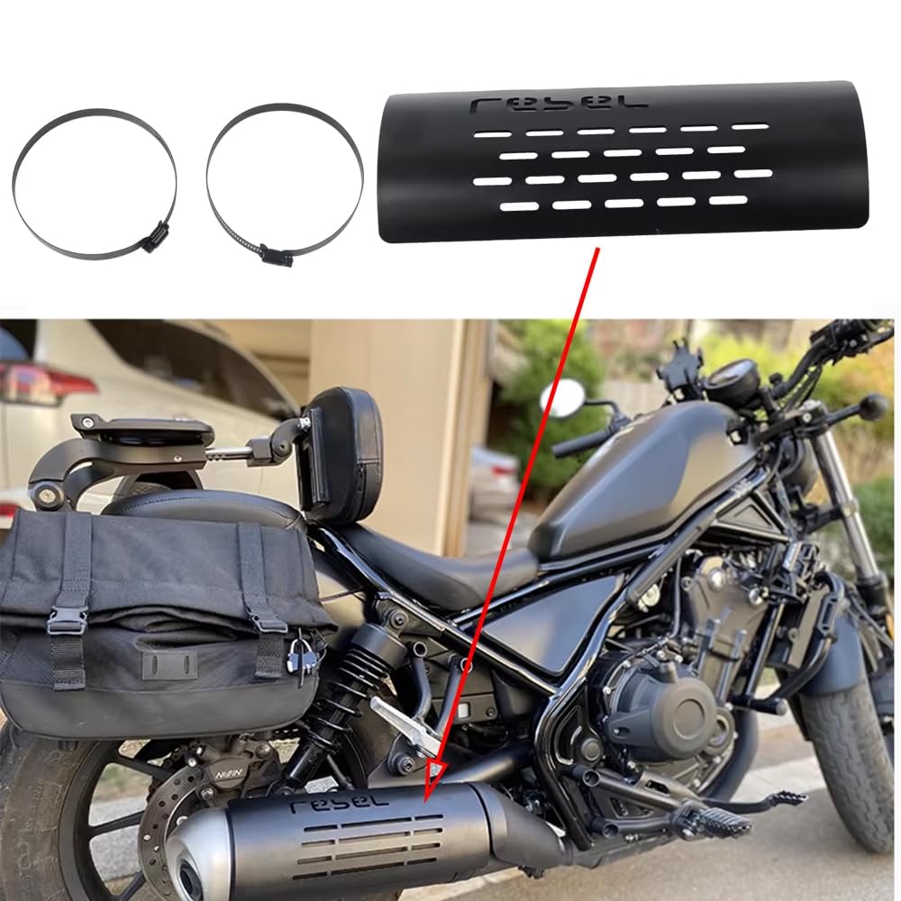 Для Rebel CMX 500 300 250 Rebel300 Rebel500 2025 Защитный экран от жары для глушителя выхлопных газов, Защита от ожогов, Аксессуар
