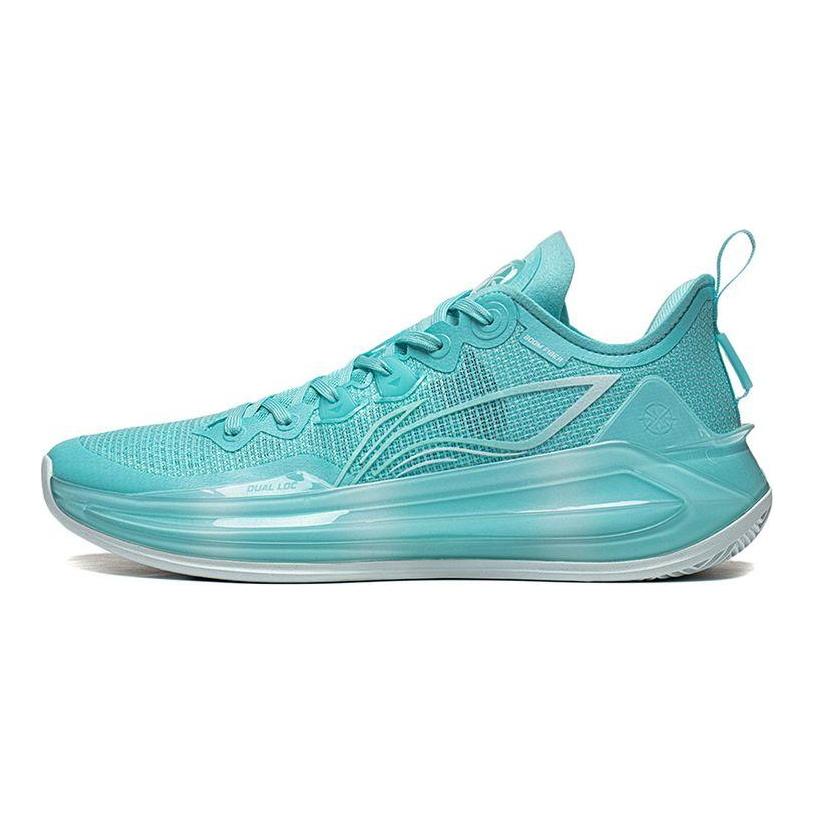 Баскетбольные кроссовки LiNing Blade 3 V2 Sea Blue, нескользящие, прочные, легкие, с низким верхом, мужские баскетбольные кроссовки ABAT057-1